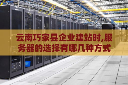 云南巧家县企业建站时,服务器的选择有哪几种方式