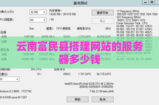 云南富民县搭建网站的服务器多少钱